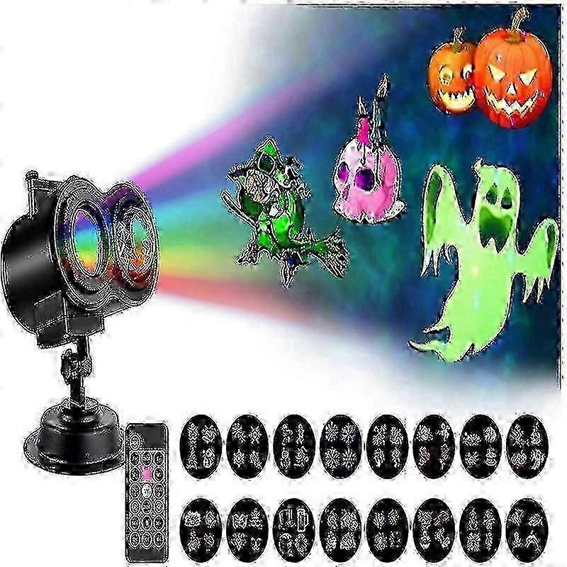 Waterproof LED Projection Light with 16 Patterns & Remote for Indoor/Outdoor