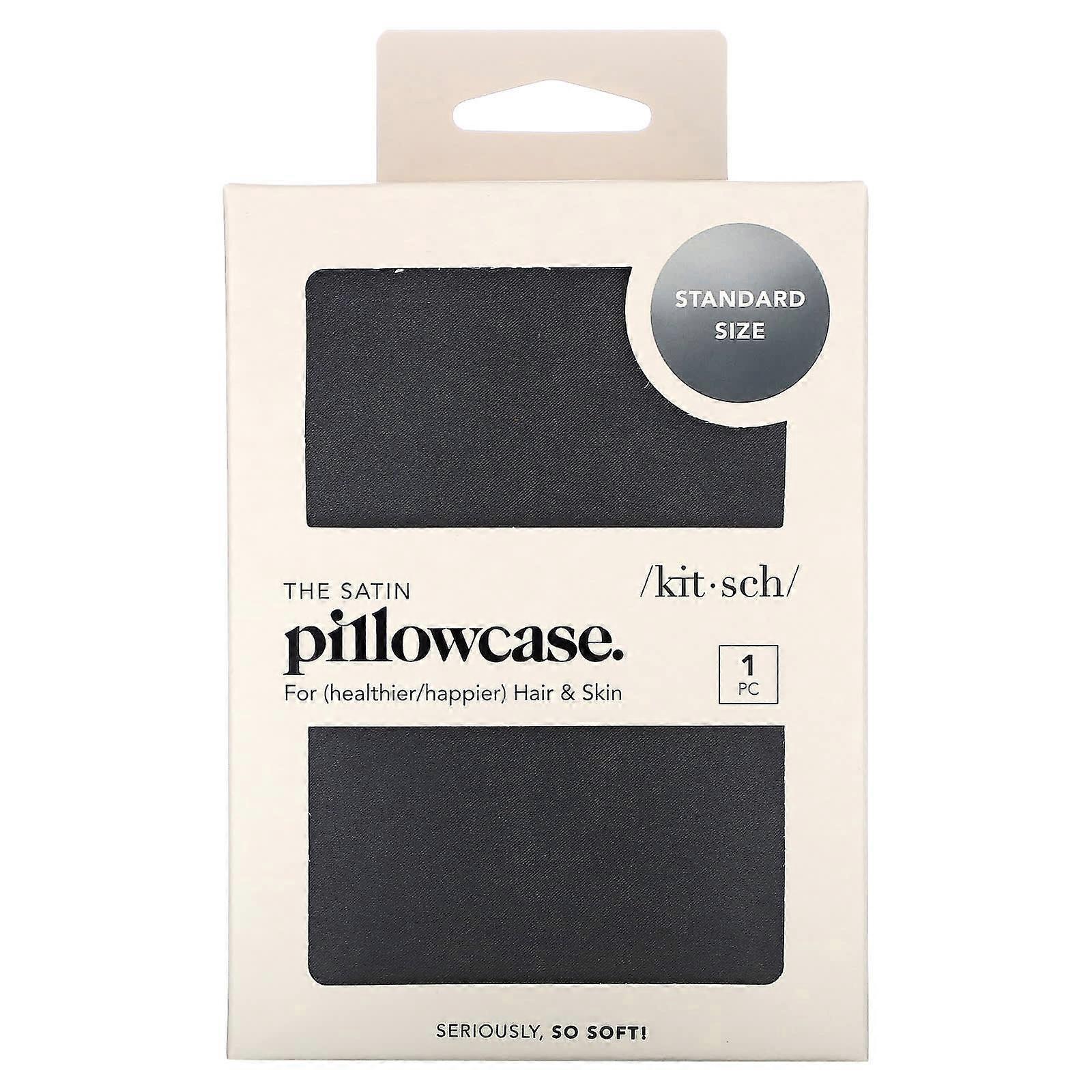 The Satin Pillowcase, Standard Size, Charcoal, 1 Pillowcase