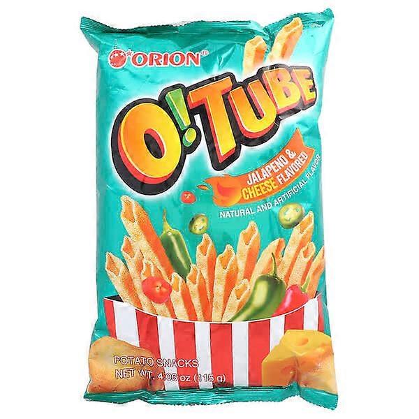 Orion, O! Tube, perunasnacksit, jalapenoa ja juustoa, 115 g