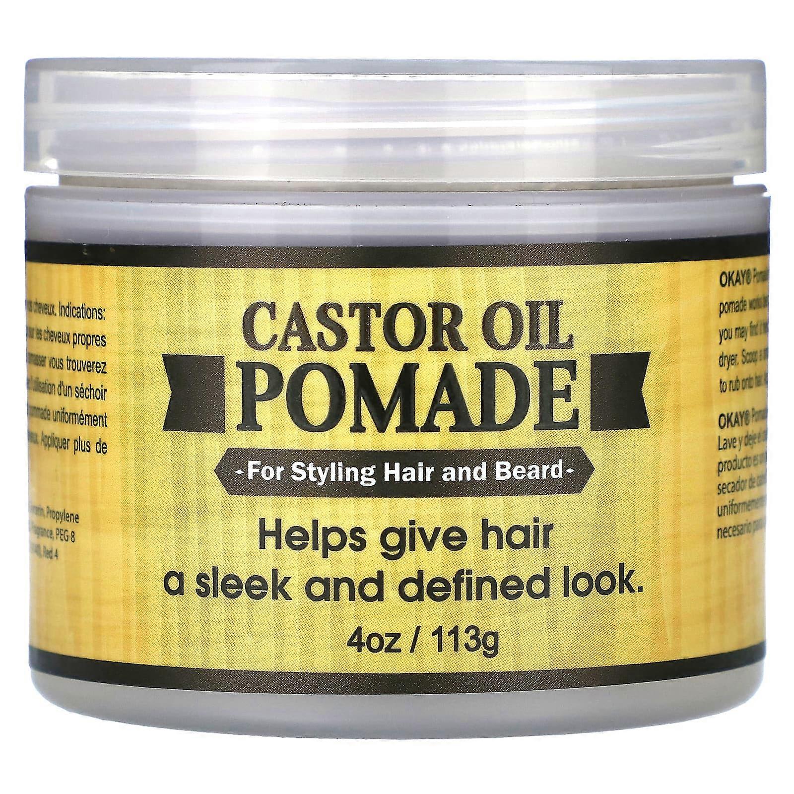 Castor Oil Pomade, 4 oz (113 g)