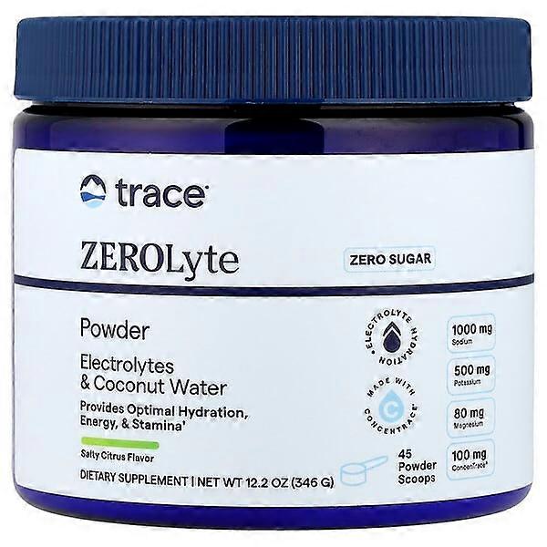 Trace, ZEROLyte Powder, Salty Citrus, 12.2 oz (346 g)