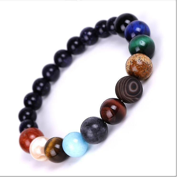Bracelets Galaxy Solar System Universe Natural Stone Bracelet F