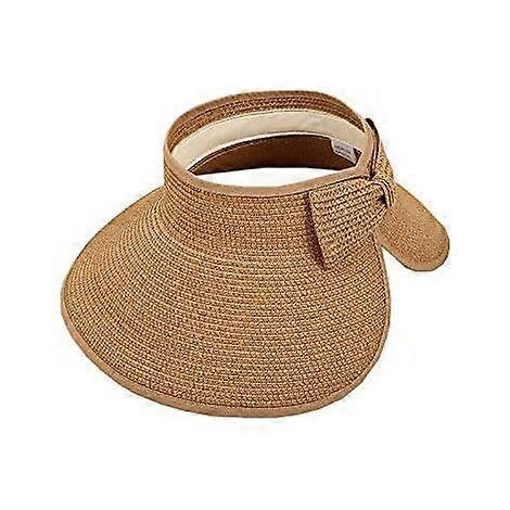 Women's Foldable Summer Hat with Sun Visor Wide Brim Foldable