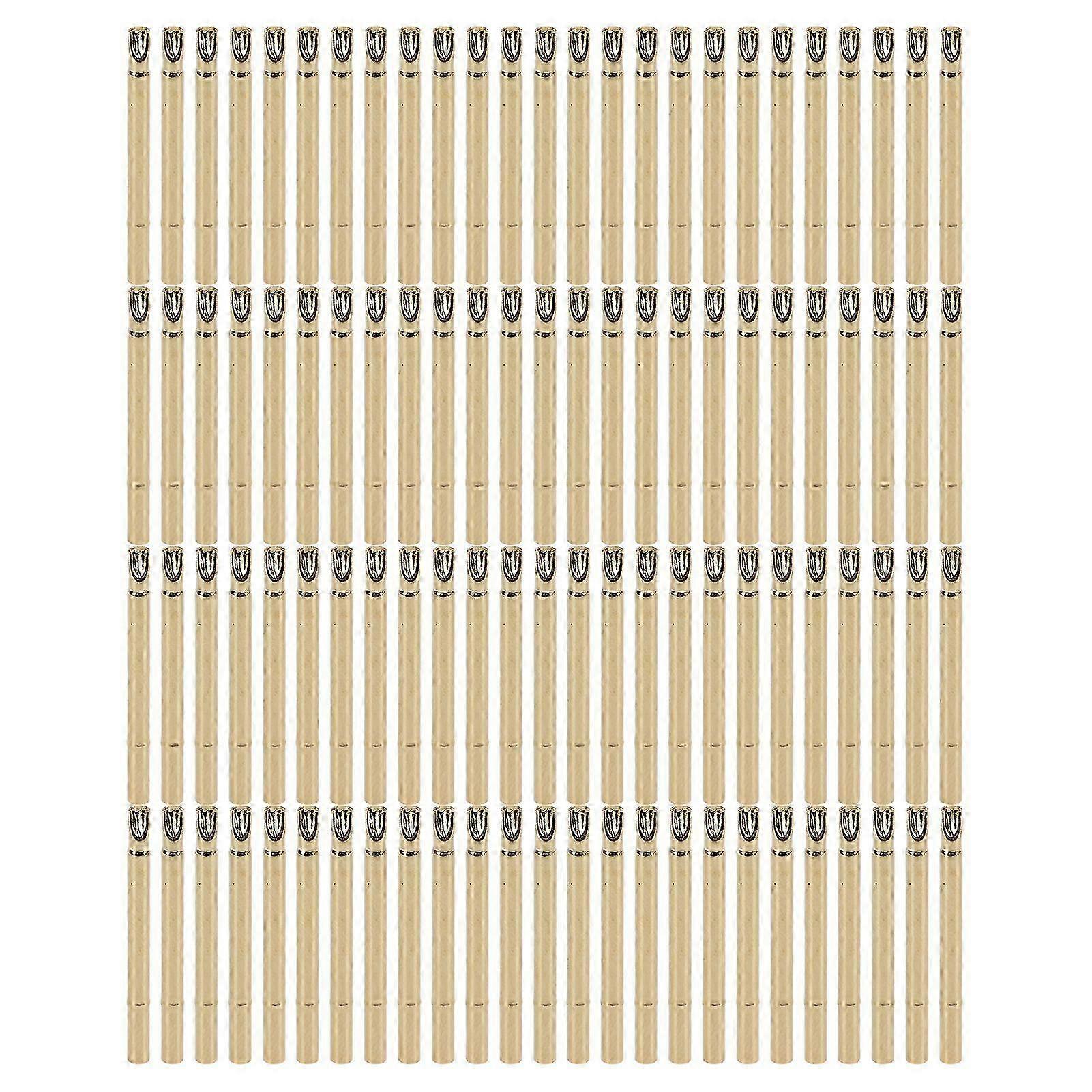 100Pcs Spring Test Probe Sleeve Brass 2.4mm Accessory Set Kit for P125 Series Pin R1254S