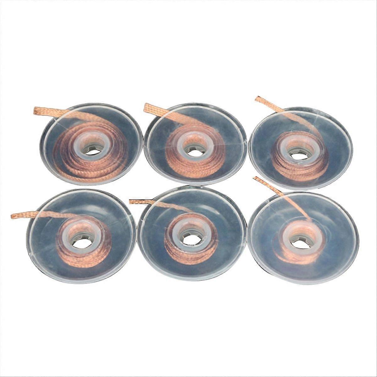 6PCS Desoldering Braid Welding Solder Remover Tool