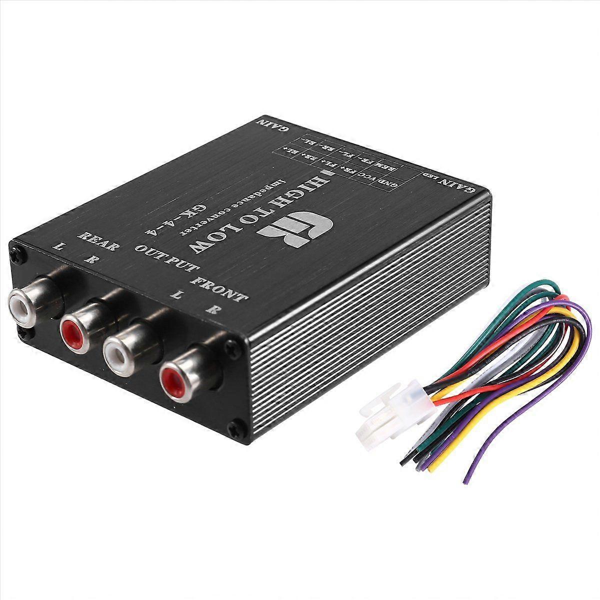 Multifunction Sound Converter 50W 4 Channel Simple to Operate Lossless Sound Transmission for Autom