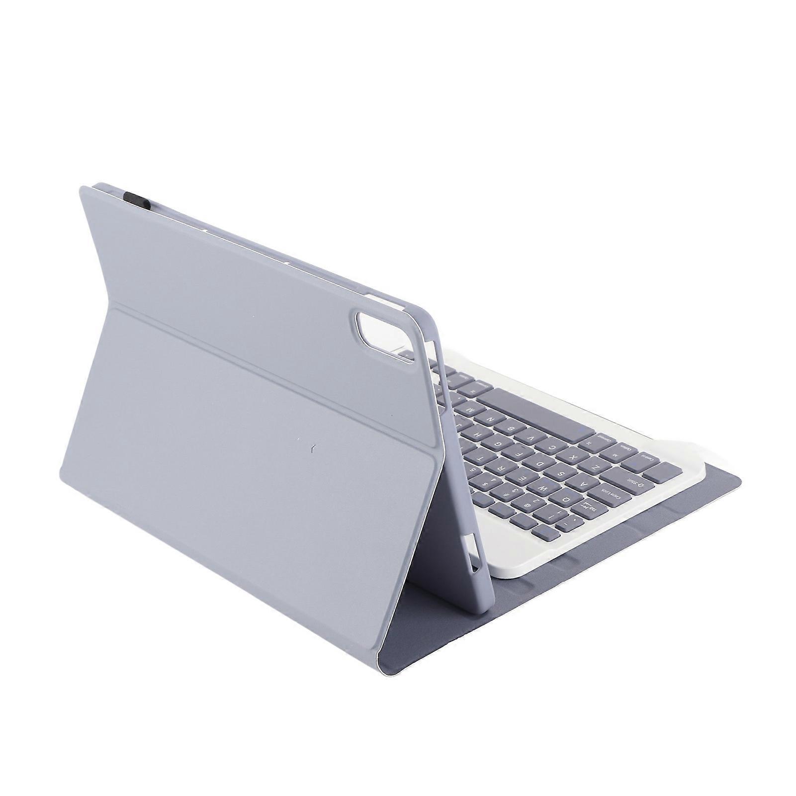 Tablet Keyboard Magnetic Protective Case BT Connection Slim Wireless Keyboard for Tab P11 2nd Gen 11.5in Pad Plus 2023 Purple 