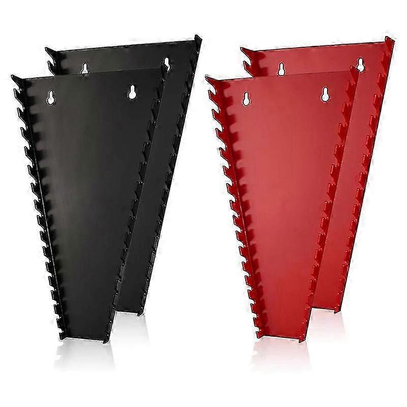 64 Slot ABS Wrench Organizer, Hanging Organizer for Tool Boxes and Walls, Suitable for SAE and Metric Wrench Storage