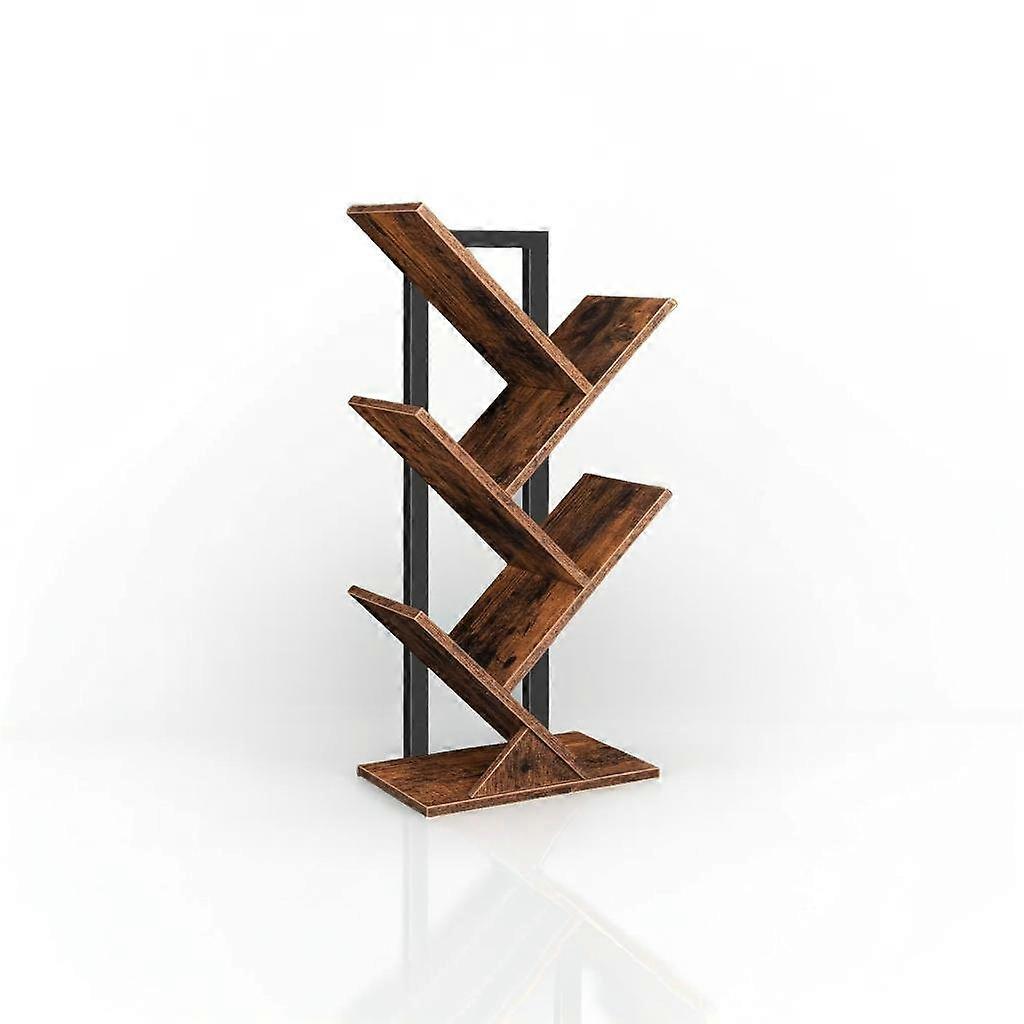 Floor Standing Tree Bookcase - Display Shelf For Books