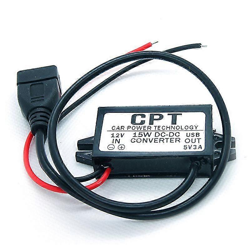 Dc-dc Converter Module 12v To 5v Usb Output Power Adapter 3a 15w