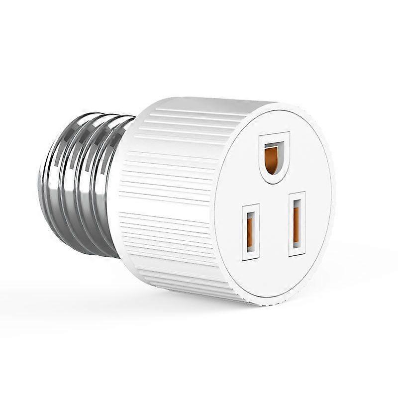 Outlet Light Socket Adapter,Screw in Outlet Socket,E26 Light Bulb to Outlet