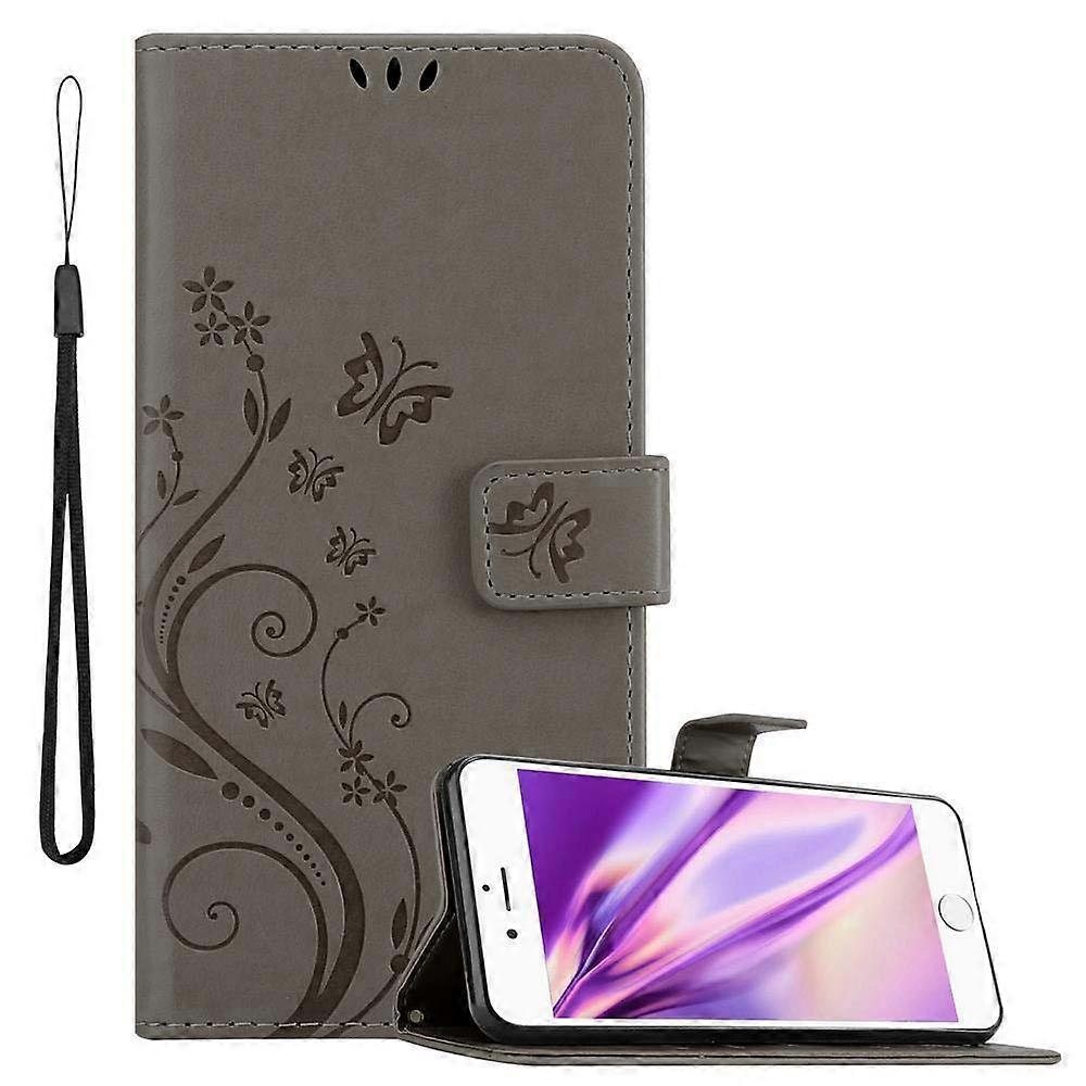 iPhone 6 / 6S Protective Case - with Floral Pattern and Card Slot