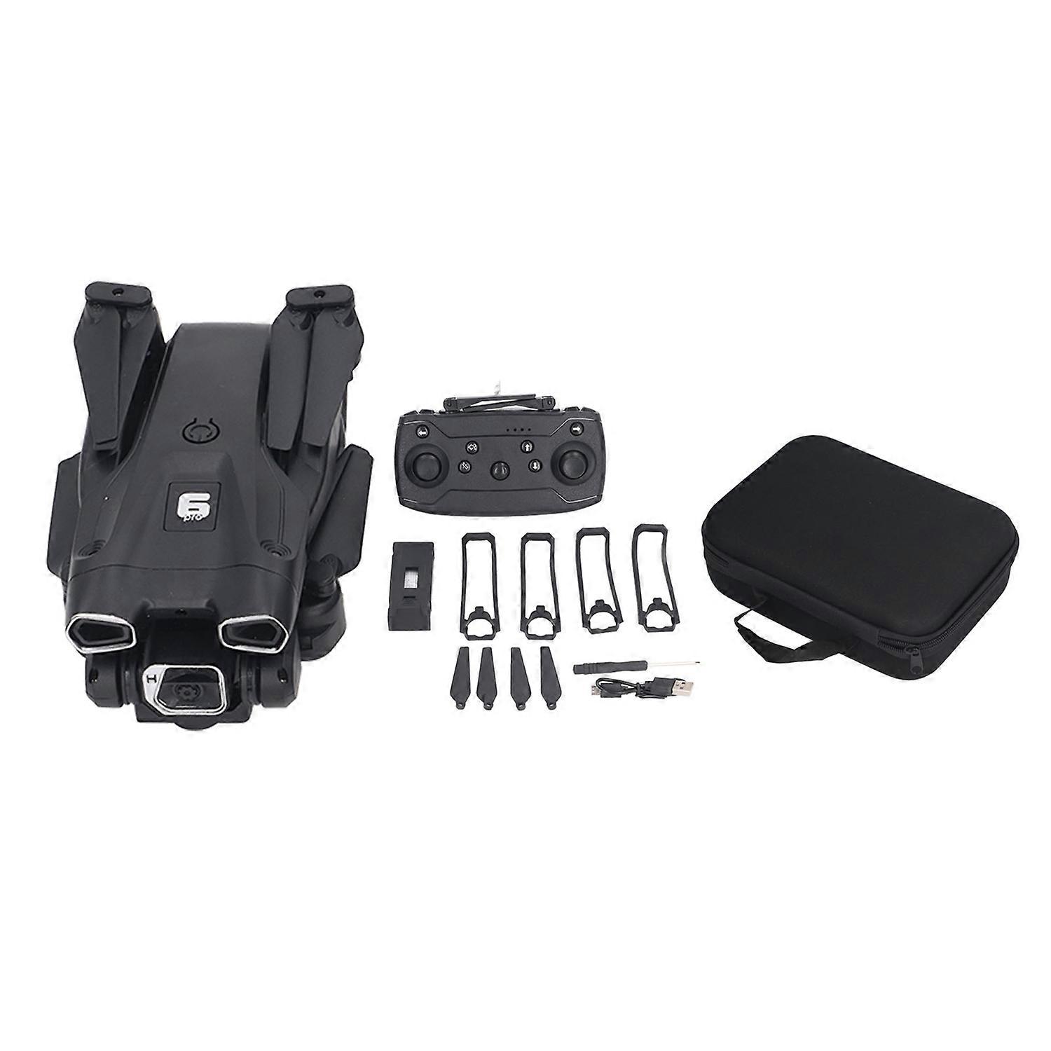 2.4G H66 RC Drone Foldable RC Quadcopter Drone HD 4K WiFi 4 Axis Aircraft with Dual Batteries for Ad