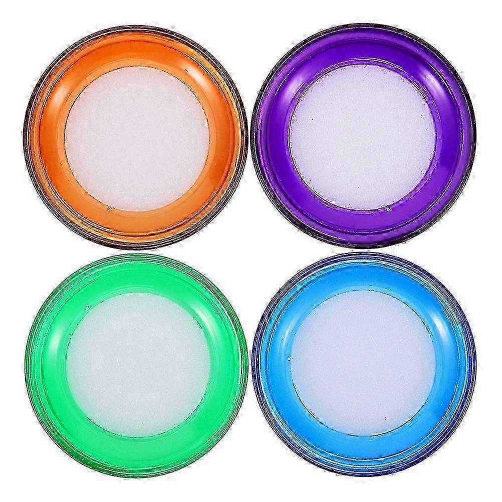 4Pcs Finger Wetting Sponge Cup Moistener Handy Finger Wetting Tool Finger Sponge Moistener for Counting Money Sorting Papers Docum6.90X6.90X2.50CM SZR