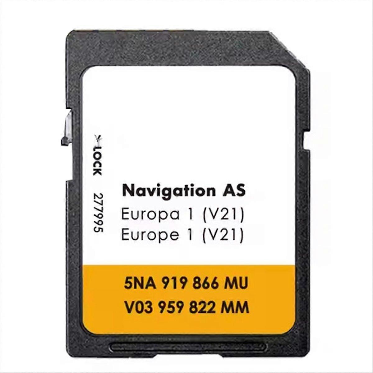  Discover Media Navigation Card AS V21 Map UK Europe 2025 SD Card 32GB Navigation Card