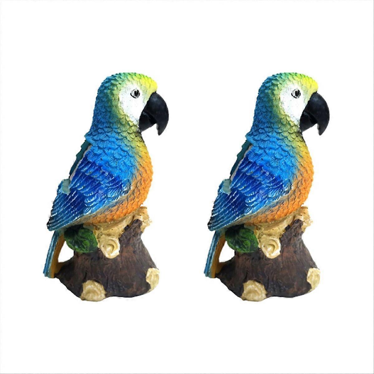 2pcs Solar Lights Outdoor Solar Parrot Light