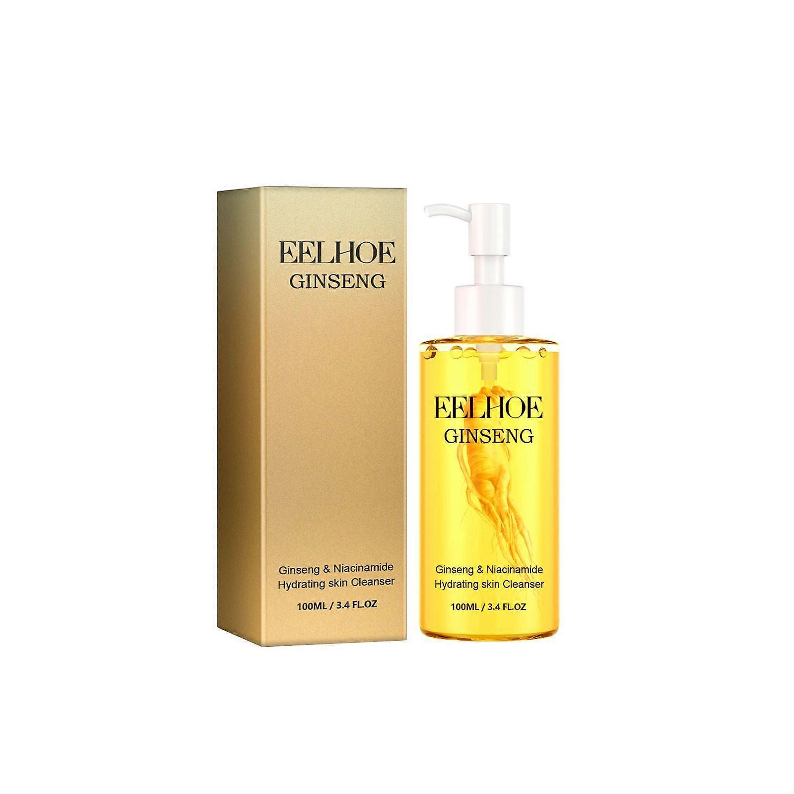 Eelhoe Ginseng Facial Cleanser Gentle Cleansing Facial Impurity Removing Foam Delicate Rich Moisturizing Easy To Wash