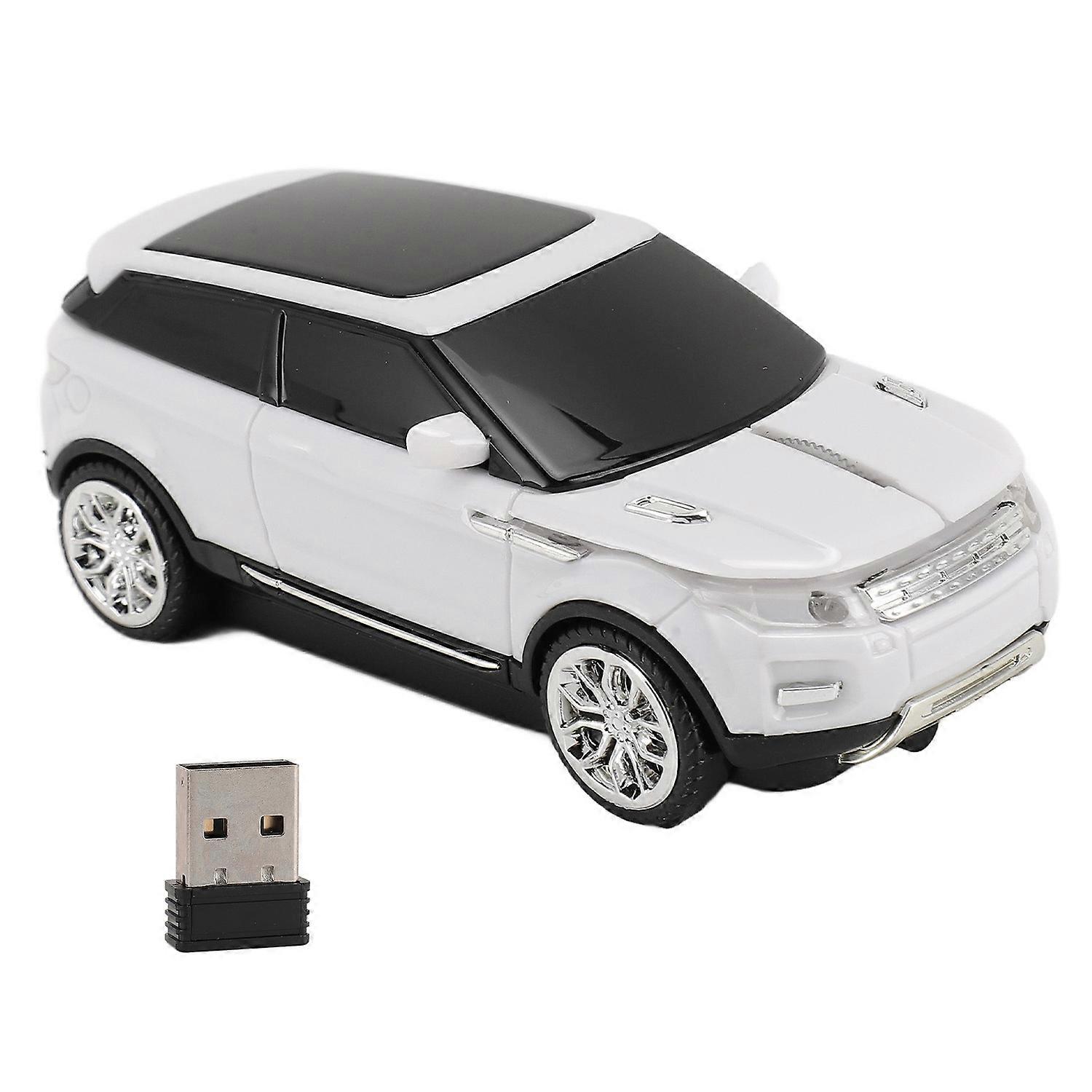 Car Shape Wireless Gaming Mice 2.4GHz 1600 DPI Cool 3D Car Shape Computer Mouse with USB Receiver fo