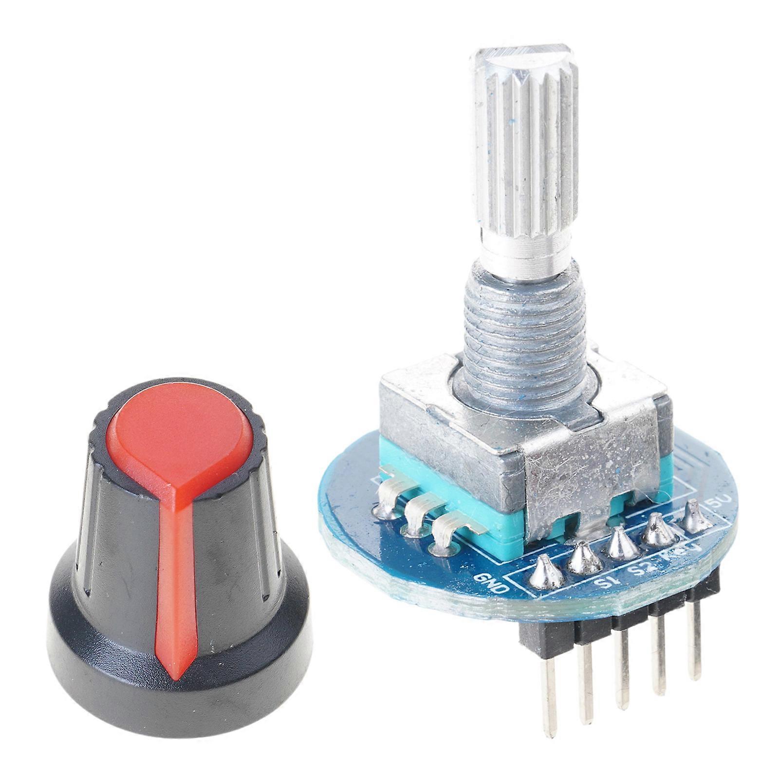 Durability Digital Rotation Sensors Module Rotary Encoders Board 20Pulses PerRevolution AntiJitter Design For Projects Multicolor