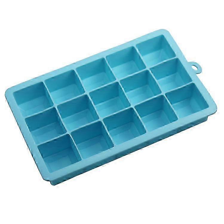 Silicone ice box square ice cube abrasive home bar DIY ice maker 15 grid silicone ice grid 25-26