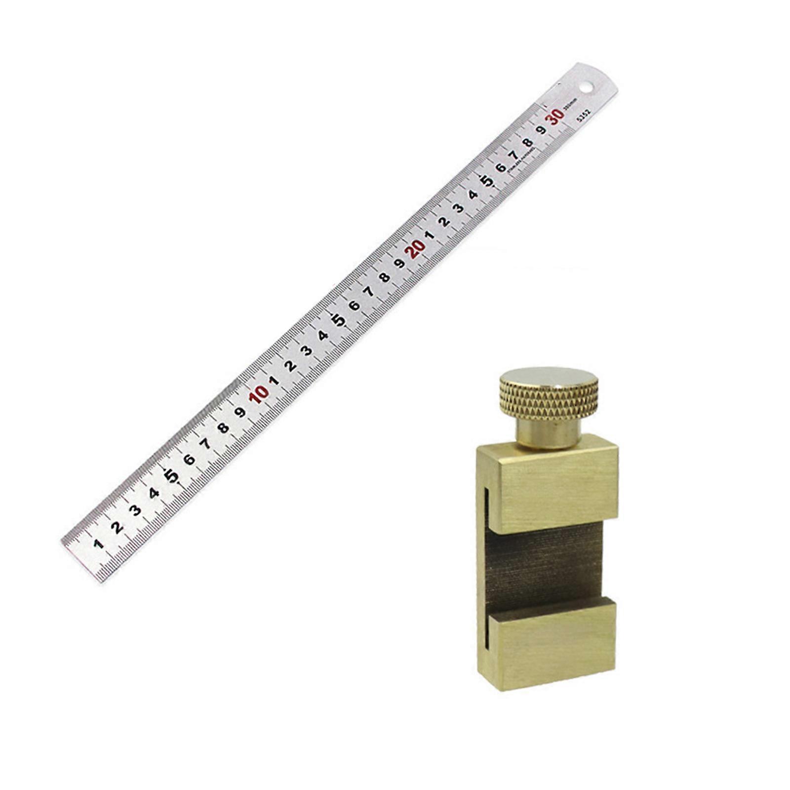 Precise Machined Brass Positioning Component Steel Rule Accessories Suitable For Engineering Technical Measurement Tasks Multicolor