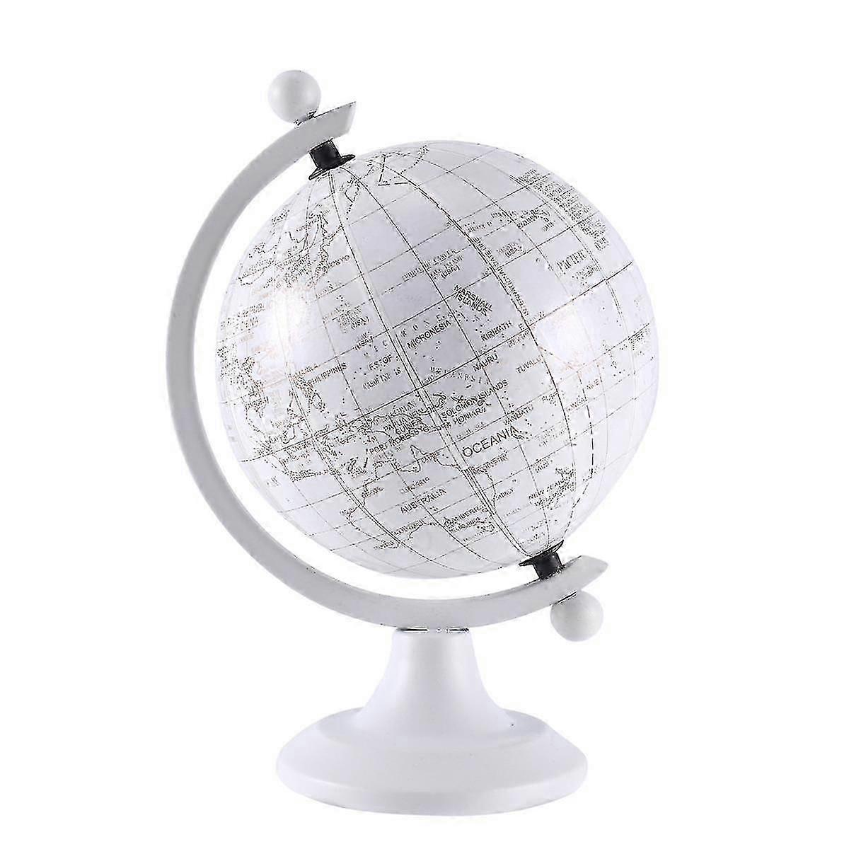 3inch Mini Globe For 1/6 1/4 Scale Furniture, High Precision Rotating World Map Globe