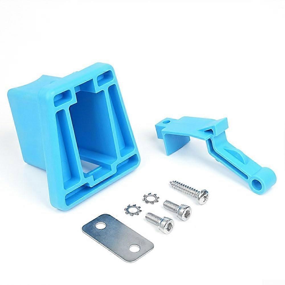 Seat Mounting Conversion Bracket Strength Plastic for Easy Folding Chair Installation (Blue)