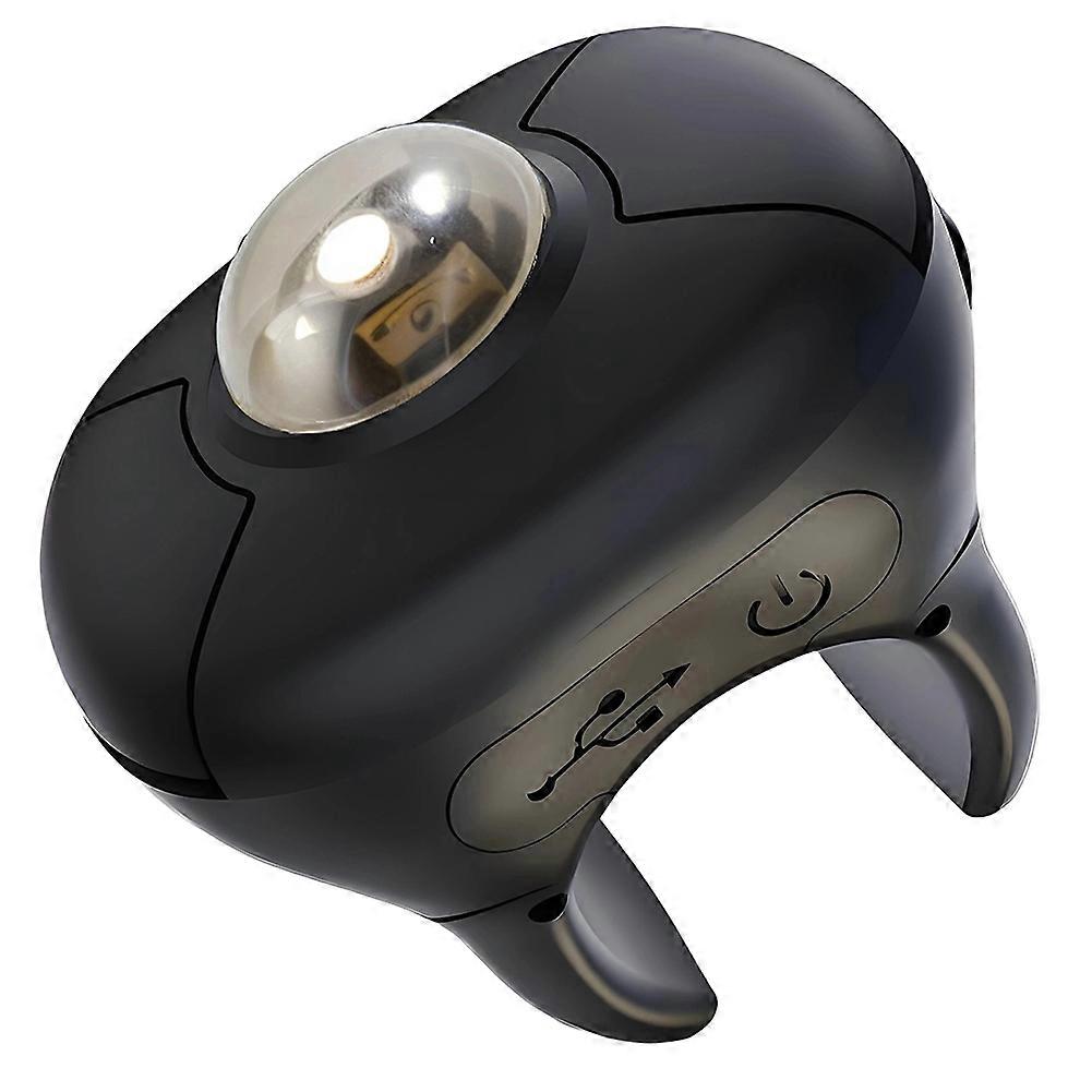 Trackball Finger Ring Mouse 2.4G+Bluetooth Wireless Remote Control Mice for Short Video/PPT /Vehicle Display Screen A