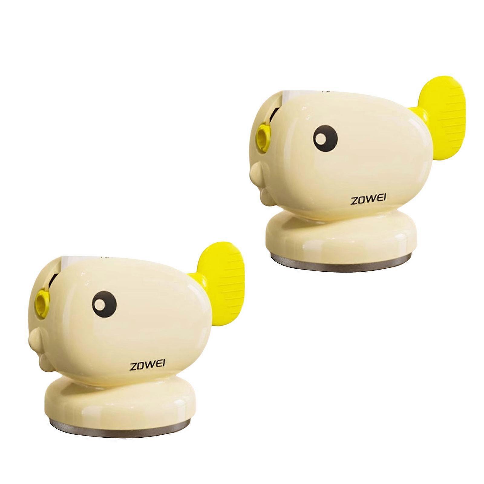 2pcs/Pack Colorful Toothpaste Tube Squeezer Tube Wringer For Kids And Adults To Maximizes Pastes Usage Accessory  Yellow