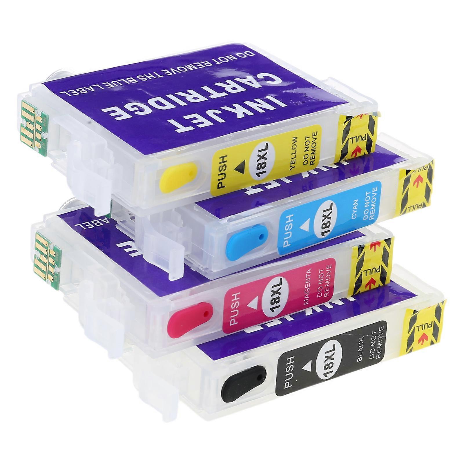 T1811-T1814 Refillable Inks Cartridge For Expression XP30/102/202/205/302/305/402/405/405WH/XP225/322/325/422/425 Multicolor
