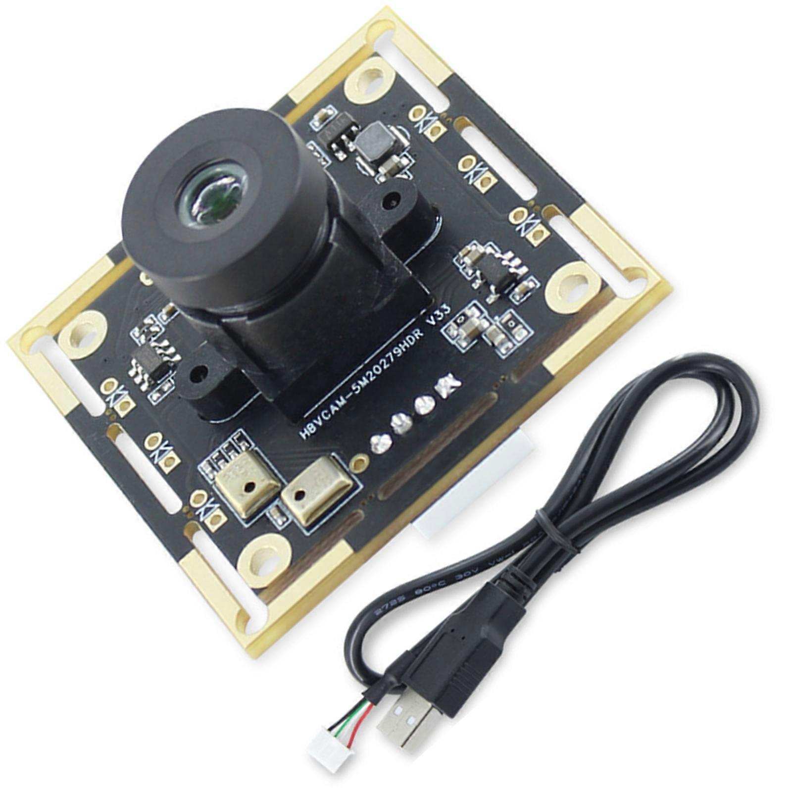 USB Camera Lens Assembly PS5520 Video Camera Module 2592x1944 Resolution Wide Dynamic Built-In Camera Module Multicolor
