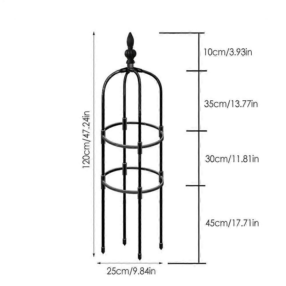 Arche de jardin obélisque, treillis, support pour plantes grimpantes, structure antirouille, support pour plantes grimpantes
