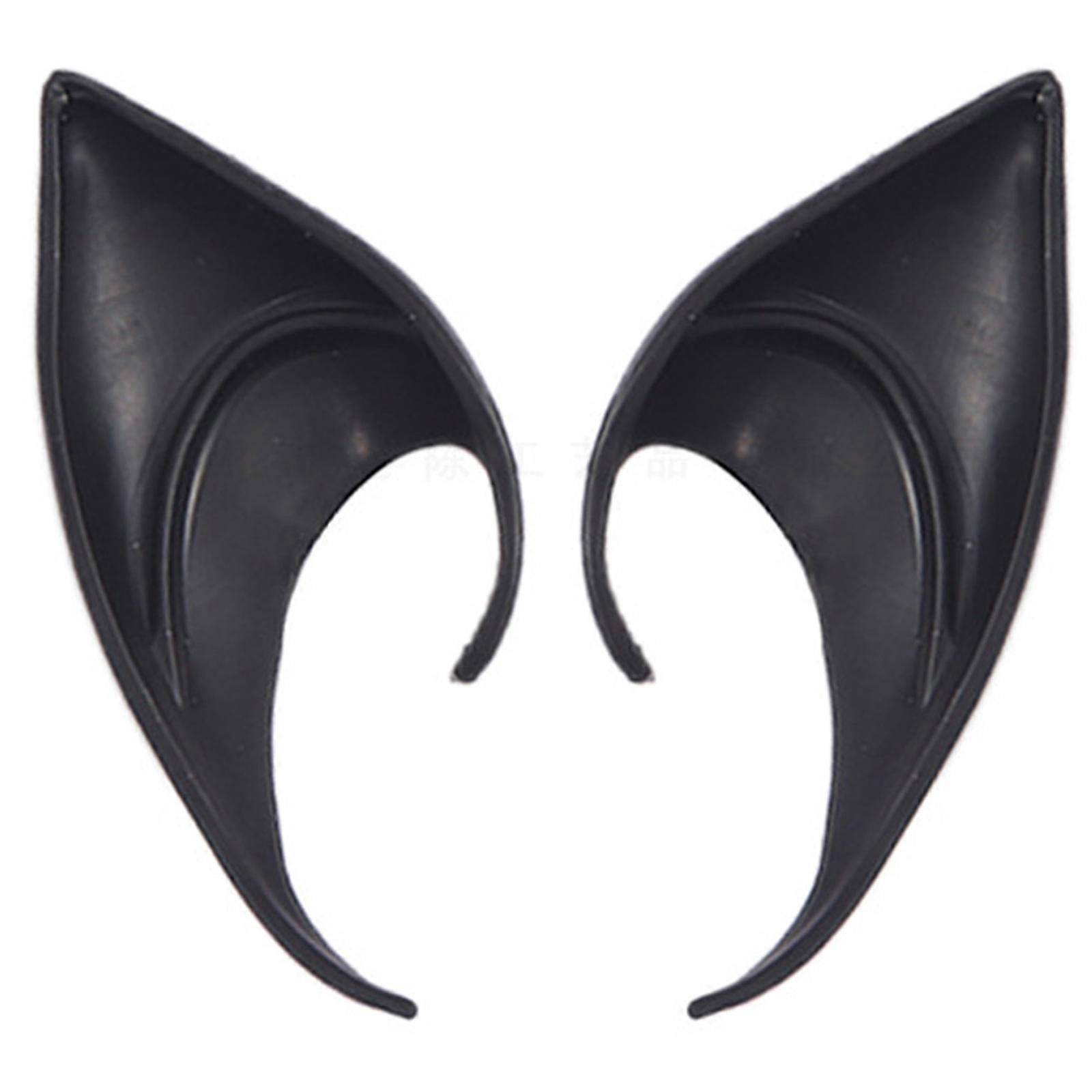 2Pcs Elf Ear Vampires Fairy Ears Elf Ears Soft Pointed Fairy Ears Masquerade Elven Ears for Cosplays Halloween Parties