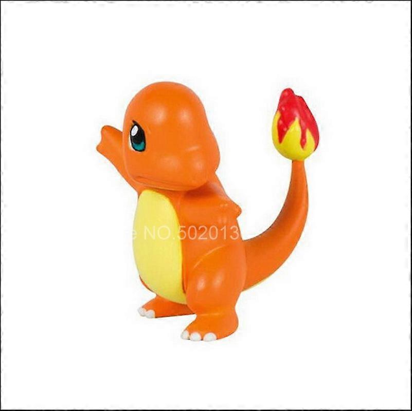 Pokemon 4 - 6 Cm Charmander Popplio Litten Pikachu Rowlet Treecko Eevee Fennekin Greninja Anime Action Figure Dolls Toy