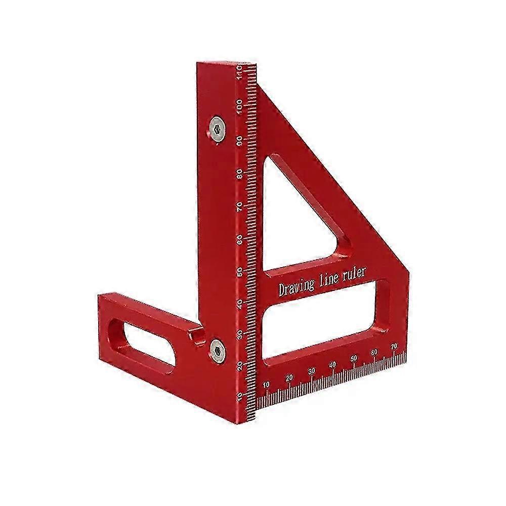 Triangle Ruler 3D Multi Angle Layout Square Protractor 45/90 Measuring Ruler