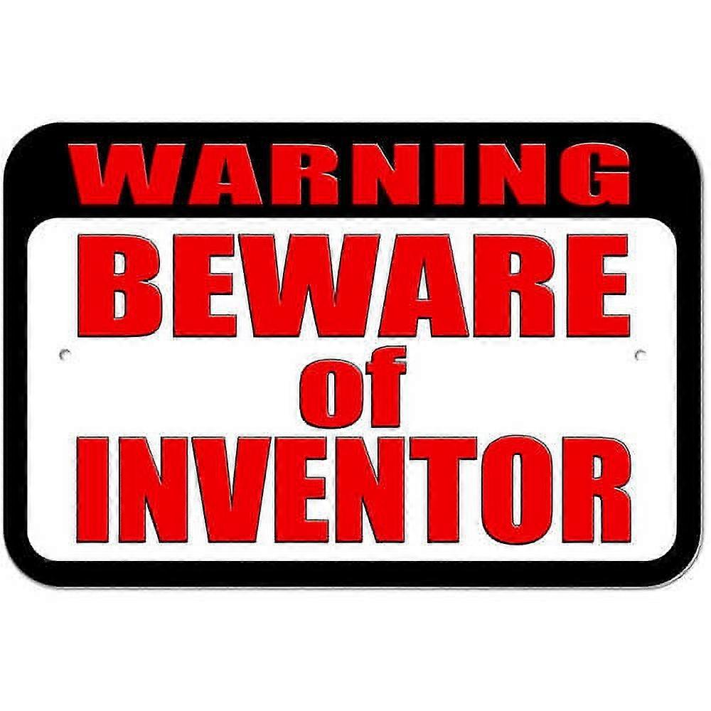 Aviso: Cuidado com a placa do inventor