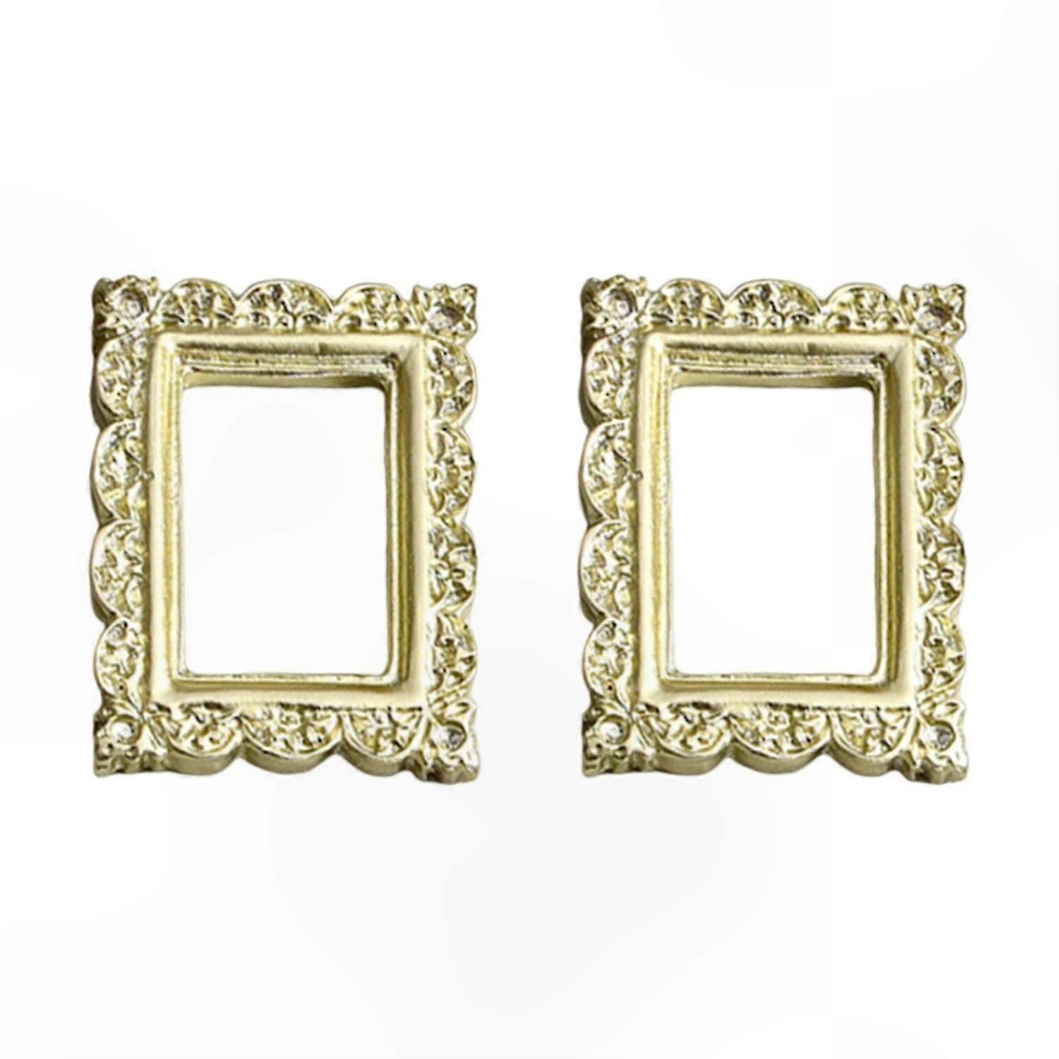 Vintage Resin Design 2-Pack Mini Picture Frames