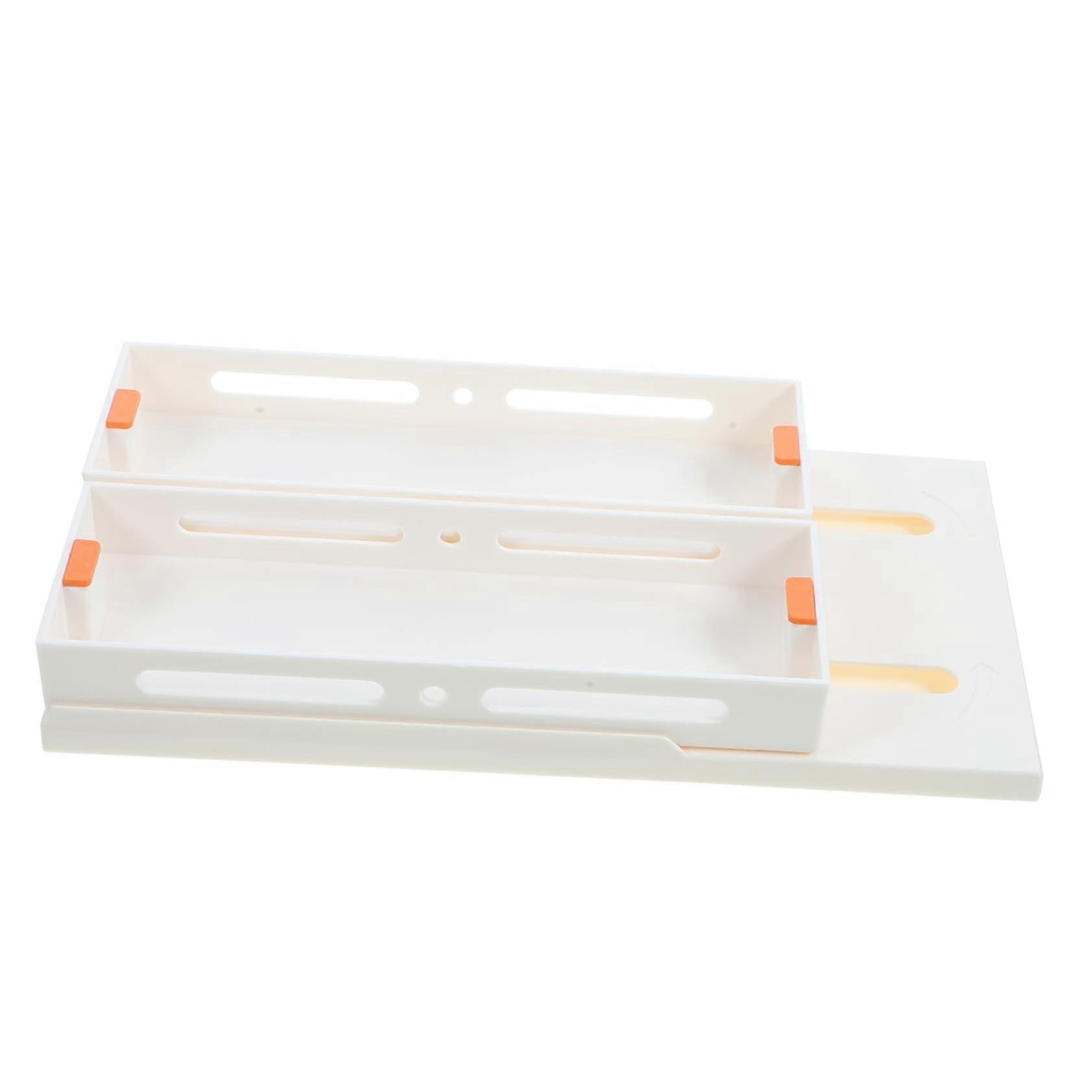 Rotating Spice Rack 360° Rotation Space Saving Kitchen Countertop Organizer PullOut Storage Plastic