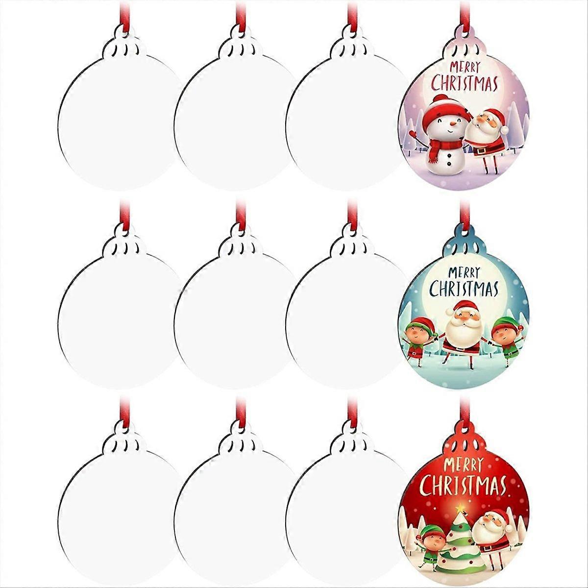 Sublimation Blanks Ornaments Double-Side MDF Blanks