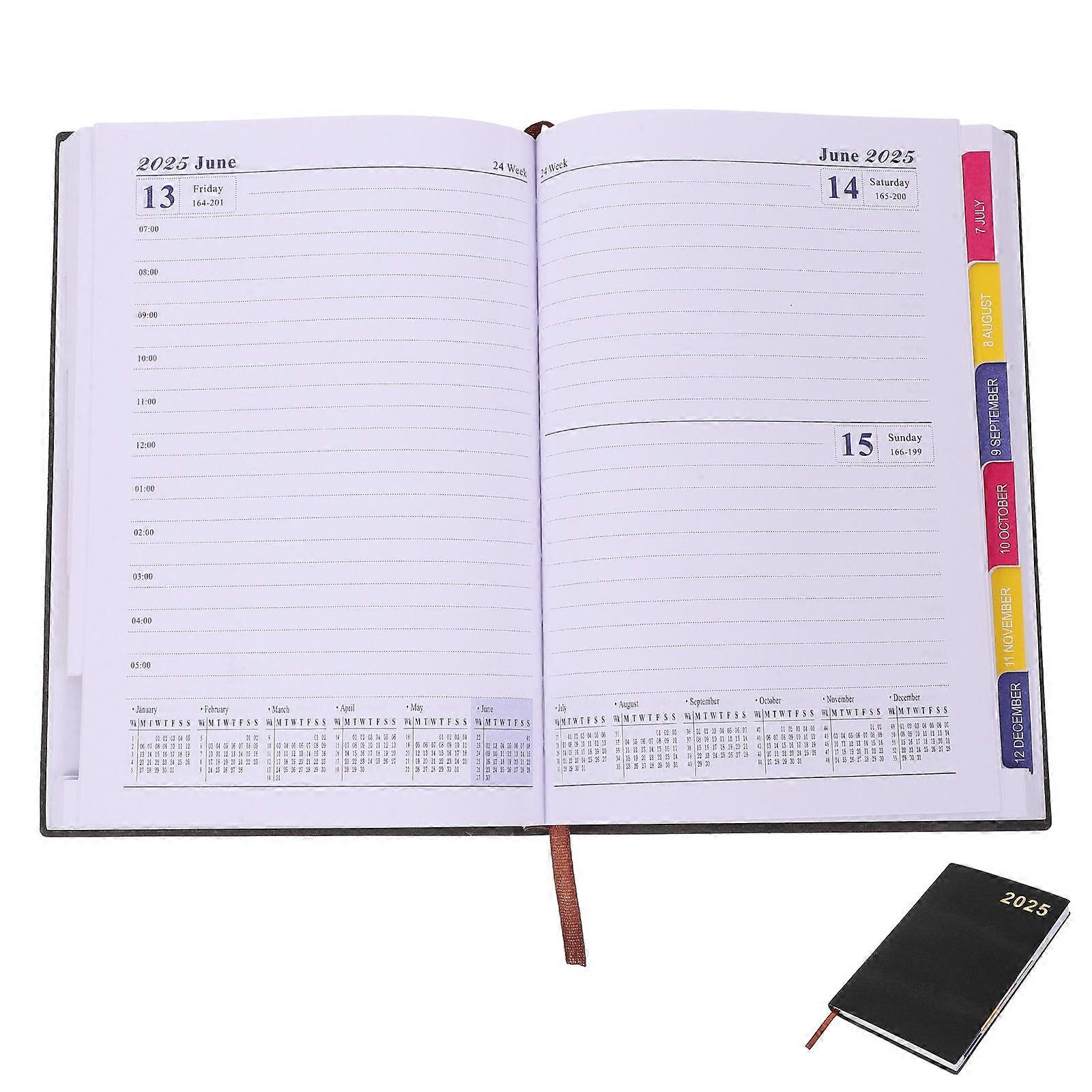 Daily Planner Notebook for Writing Use 365 Day Schedule and Organizer