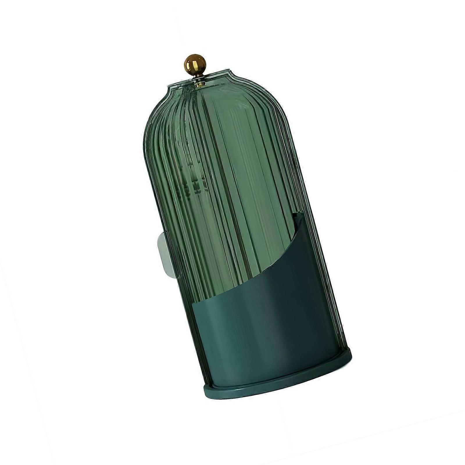 Modern Rotating Cosmetic Holder 360 Degree Design Multi Compartment Storage Waterproof Build Efficient Organization Multicolor