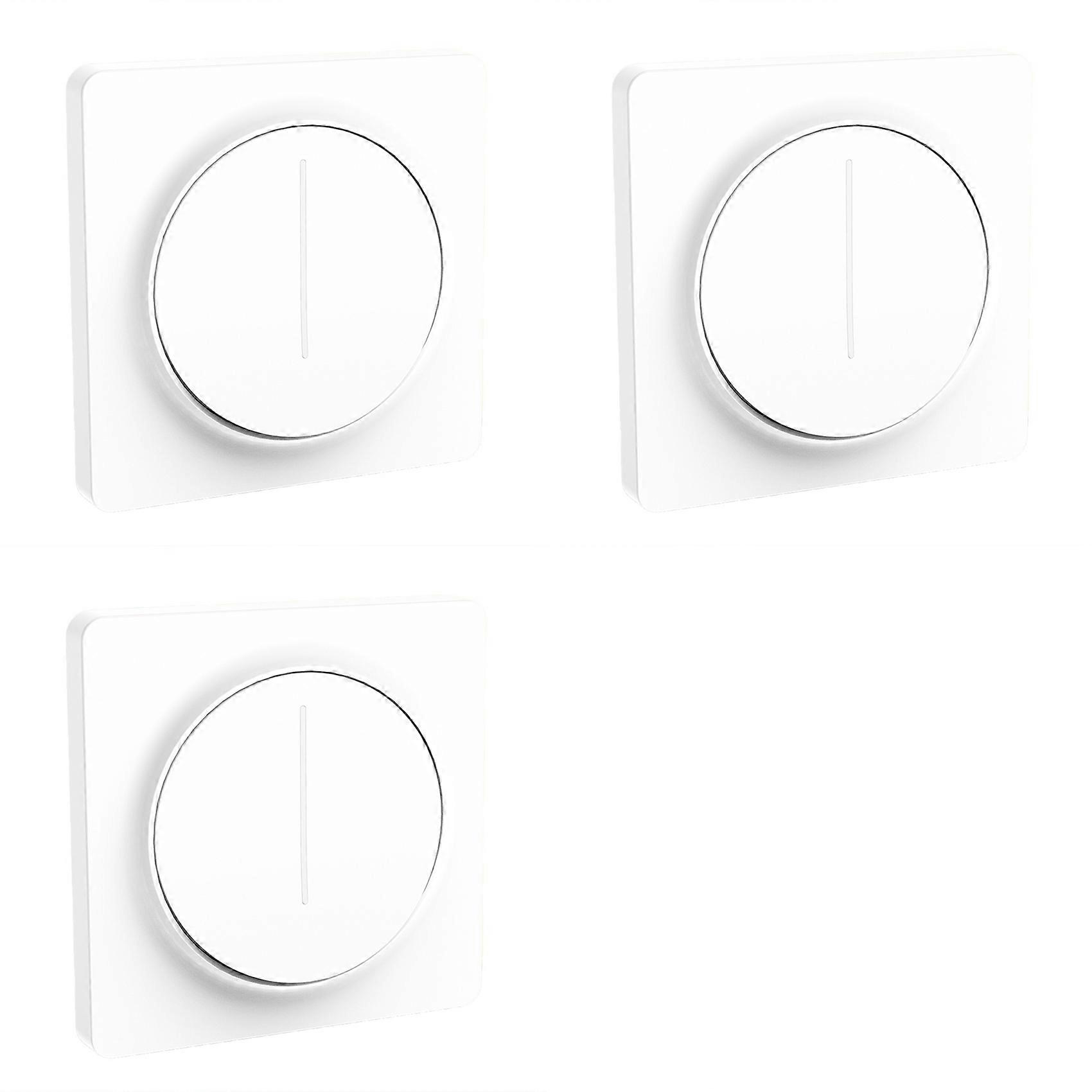3X Tuya Smart Wifi Dimmer Light Switch,Touch Dimming Panel Wall Switch 100-240V,Works for Alexa Google Home