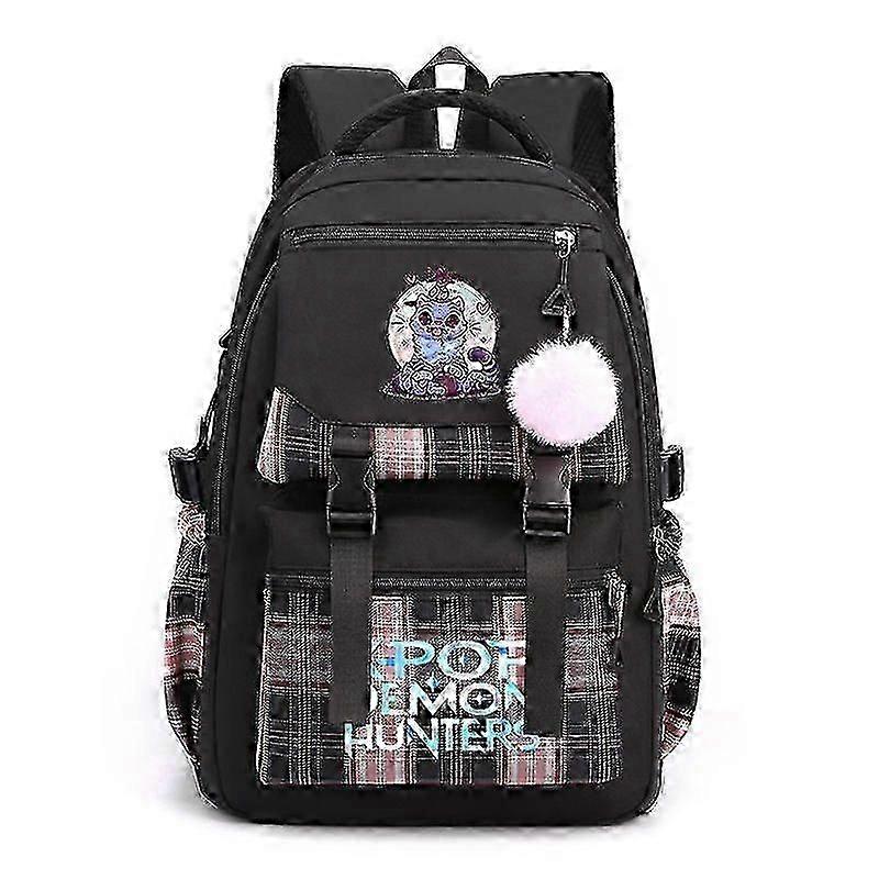 Kpop Demon Hunters Print Backpack Students Schoolbag _b A