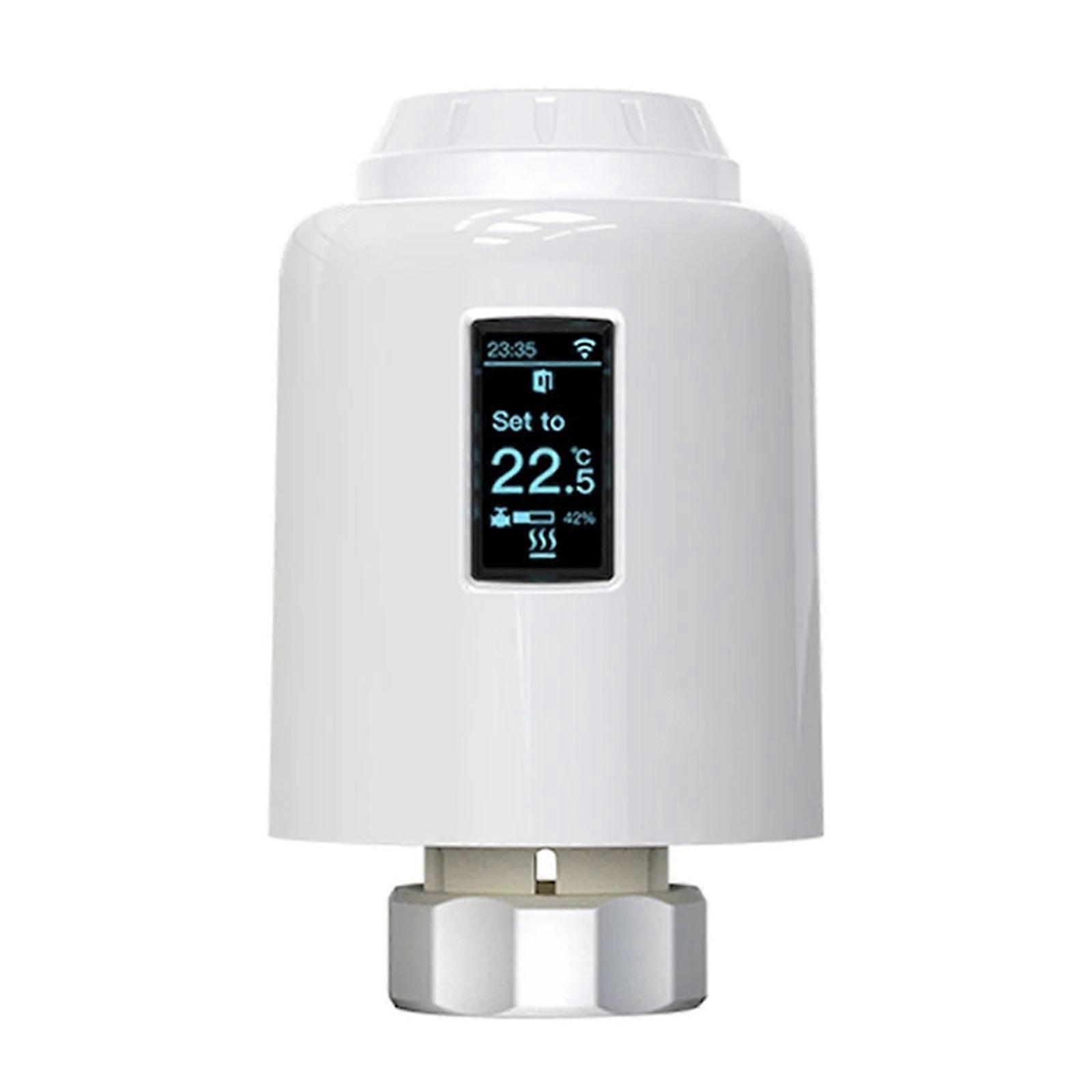 Intelligent Thermostat Valves Remote Temperature Adjustment Offering Precise Temperature Adjustment for Enhances Comfort Multicolor