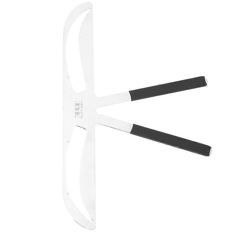 Stainless Steel Eyebrow Ruler with Stencil, ThreePoint Positioning for Microblading Precision