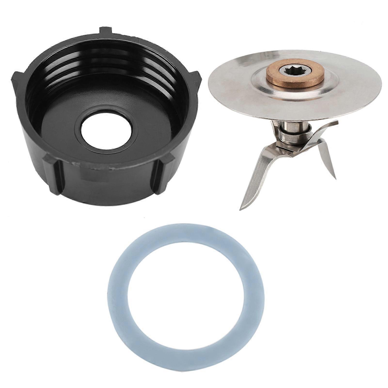 Blender Blade, Blender Replacement Parts Stainless Steel Blade with Bottom Base Sealing Ring Juice Extractor Blender Replacement Set