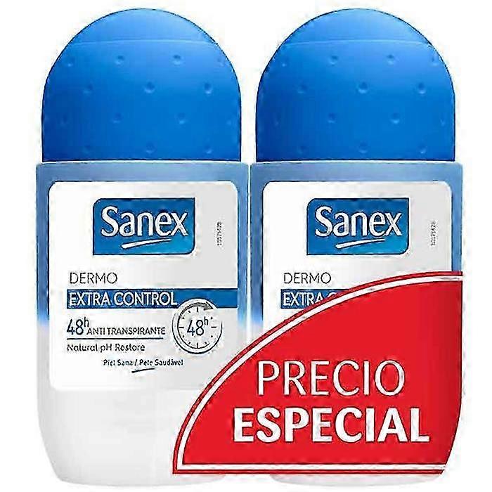 Sanex Dermo Extra Control 48h Deodorant Roll On Duplo 2x50ml