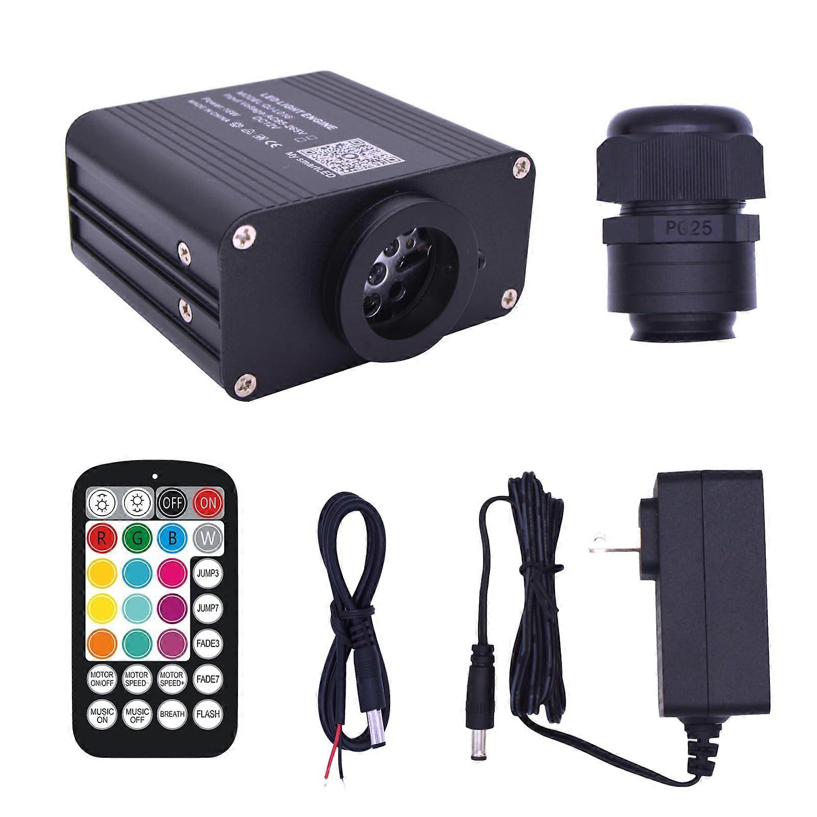 Fiber Optic Star Ceiling Light with Bluetooth APP Control Music Sync RGBW Engine for Car and Home