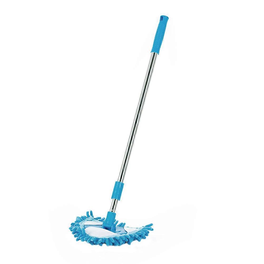 Lightweight Mini Triangular Mop for Floor Cleaning 2Pcs Rotatable Blue