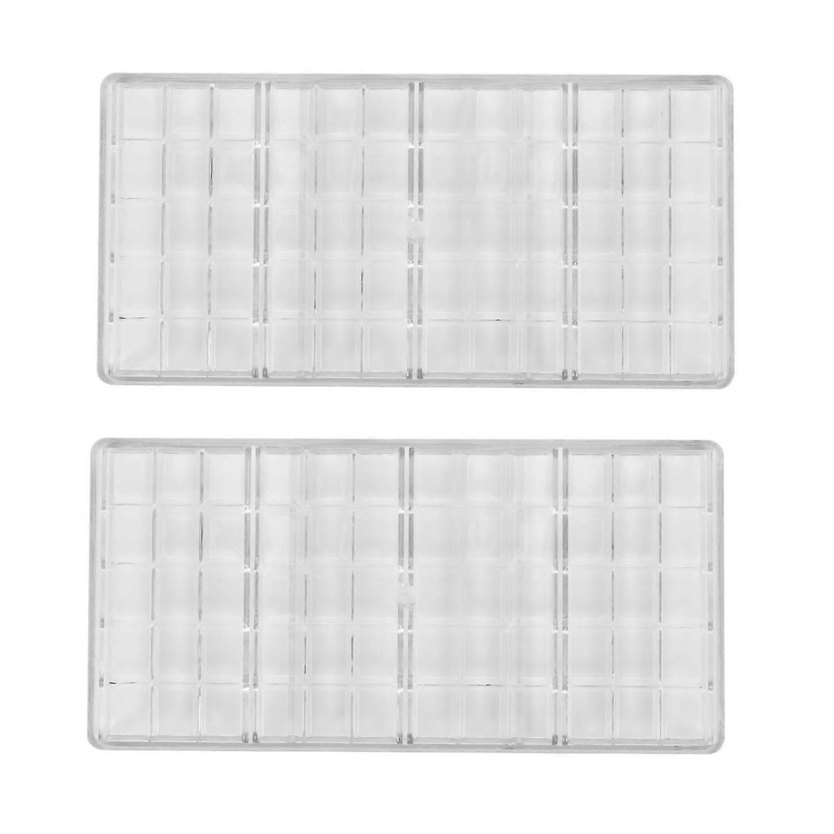 2X Chocolate Bar Silicone Mold DIY Break Apart Candy Maker Baking Tool-JJ